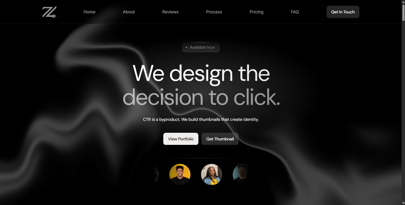 Zakir Designs portfolio website screenshot, web design by Shivam Kumar